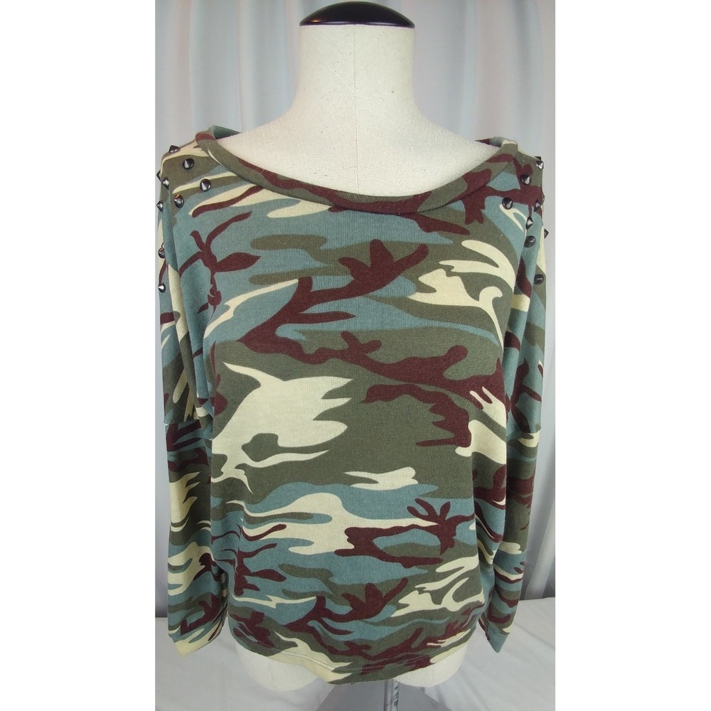 Camouflage Moon Collection Shirt Top Sz S Small NEW!! - Picture 2 of 6